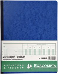 REGISTER PIQURE DAGONTVANGSTEN 320X250MM 80VEL ASSORTI