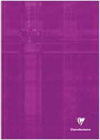 NOTITIEBOEK CLAIREFONTAINE MATRIS A4 192BLZ 90GR LIJN ASSORTI-3