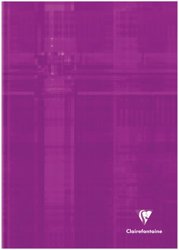 NOTITIEBOEK CLAIREFONTAINE MATRIS A4 192BLZ 90GR LIJN ASSORTI-3