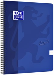 SPIRAALBLOK OXFORD TOUCH A4 LIJN 140 PAGINA'S 80GR BLAUW