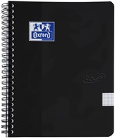SPIRAALBLOK OXFORD TOUCH A5 RUIT 5X5MM 140 PAGINA'S 80GR ZWART