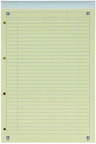 CURSUSBLOK OXFORD ORANGE NOTEPAD A4+ LIJN 4-GAATS 160 PAGINA'S 80GR ORANJE-3