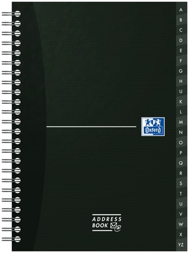 ADRESBOEK OXFORD OFFICE ESSENTIALS A5 72VEL DUBBELSPIRAAL ASSORTI-1