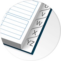 ADRESBOEK OXFORD OFFICE ESSENTIALS A5 72VEL DUBBELSPIRAAL ASSORTI-6