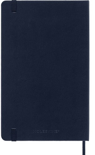 NOTITIEBOEK MOLESKINE LARGE 130X210MM LIJN HARD COVER SAPPHIRE BLUE-3