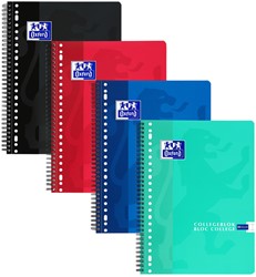 COLLEGEBLOK OXFORD SCHOOL A4 RUIT 10X10MM 23-GAATS 160 PAGINA'S 80GR ASSORTI