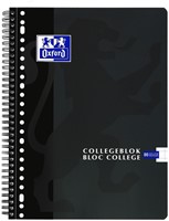 COLLEGEBLOK OXFORD SCHOOL A4 RUIT 10X10MM 23-GAATS 160 PAGINA'S 80GR ASSORTI-1