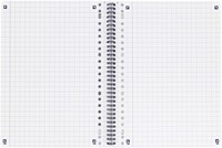 COLLEGEBLOK OXFORD SCHOOL A4 RUIT 10X10MM 23-GAATS 160 PAGINA'S 80GR ASSORTI-4