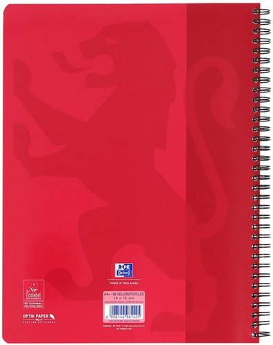 COLLEGEBLOK OXFORD SCHOOL A4 RUIT 10X10MM 23-GAATS 160 PAGINA'S 80GR ASSORTI-5