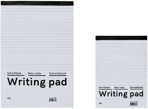 SCHRIJFBLOK QBASIC A4 LIJN 160BLZ 60GR-2