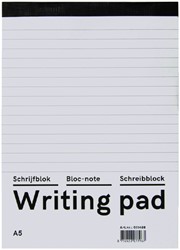 SCHRIJFBLOK QBASIC A5 LIJN 160BLZ 60GR