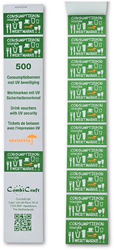 CONSUMPTIEBON COMBICRAFT UV BEVEILIGING 500 STUKS GROEN-3