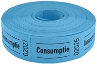 CONSUMPTIEBON COMBICRAFT 57X30MM 2-ZIJDIG 2X1000 STUKS BLAUW-3