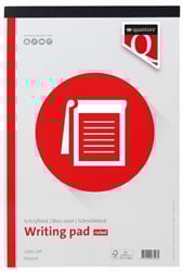 SCHRIJFBLOK QUANTORE A4 LIJN 100VEL 60GR