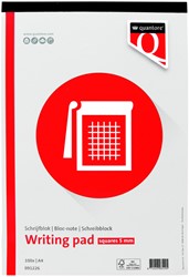 SCHRIJFBLOK QUANTORE A4 RUIT 5MM 100VEL 60GR