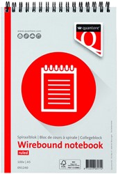 SPIRAALBLOK QUANTORE A5 LIJN SPIRAAL 200 PAGINA'S 70GR