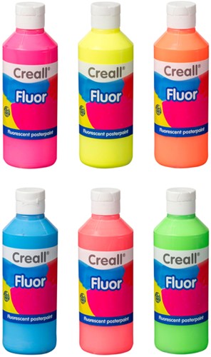 PLAKKAATVERF CREALL FLUOR ORANJE 250ML-2