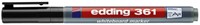 WHITEBOARDMARKER EDDING 361 ROND 1MM ZWART