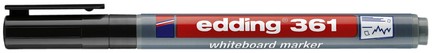 WHITEBOARDMARKER EDDING 361 ROND 1MM ZWART