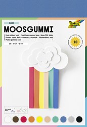FOAM FOLIA 20X29CM BASIC 10 KLEUREN