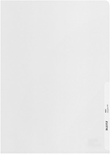 INSTEEKMAP L-MODEL LEITZ RECYCLE A4 0.10MM PP TRANSPARANT  25 STUKS