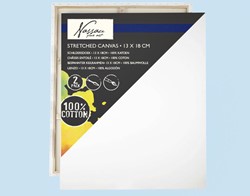 CANVAS NASSAU FINE ART 13X18CM 100% KATOEN 2 STUKS