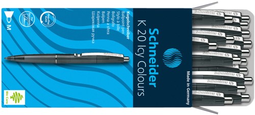 BALPEN SCHNEIDER K20 ICY COLOURS MEDIUM ZWART-2