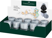 PUNTENSLIJPER FABER-CASTELL 2001 TRIO GRIP ZILVER-7