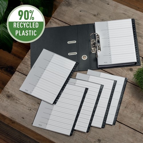 TABBLAD LEITZ RECYCLE A4 11-GAATS 1-20 EXTRA BREED PP-5