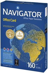 KOPIEERPAPIER NAVIGATOR OFFICE CARD A3 160GR WIT 250 VEL