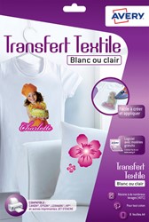T-SHIRT TRANSFER AVERY C9405-8 A4 8 VEL