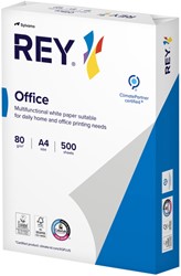 KOPIEERPAPIER REY OFFICE A4 80GR WIT 500 VEL