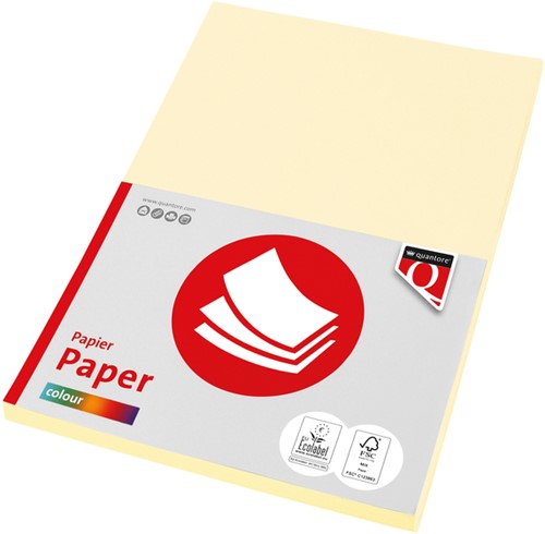 KOPIEERPAPIER QUANTORE COLOUR A4 120GR IVOOR 100 VEL