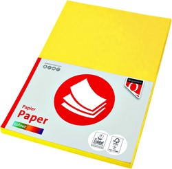 KOPIEERPAPIER QUANTORE COLOUR A4 160GR GEEL 50 VEL