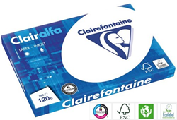 KOPIEERPAPIER CLAIREFONTAINE CLAIRALFA A3 120GR WIT 250 VEL
