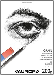 TEKENBLOK AURORA A3 20 VEL 200 GRAM GRAIN PAPIER