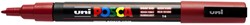 PAINTMARKER UNI POSCA PC3M FIJN DONKERROOD