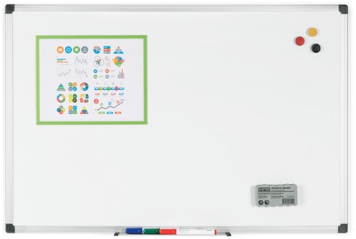 WHITEBOARD QUANTORE 60X90CM EMAILLE MAGNETISCH-3