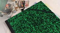 TEKENMAP CANSON STUDIO ANNONAY ELASTIEKSLUITING 370X520MM GROEN-3