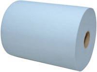 HANDDOEKROL EURO PRODUCTS Q14 MATIC XL KLEIN 2-LAAGS 165M BLAUW 120665