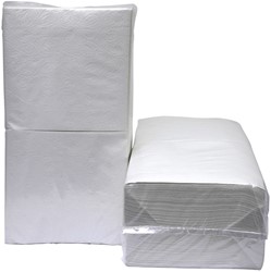 SERVETTEN BLANCO 1/4VOUW 1-LAAGS 4500 STUKS