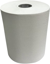 HANDDOEKROL EURO PRODUCTS Q14 MATIC PLUS KLEIN 2-LAAGS 130M WIT 120013