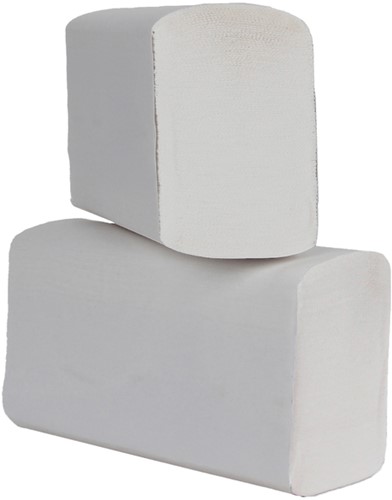 HANDDOEK CLEANINQ H2 I-VOUW 2-LAAGS 203X320MM 25X120 VEL WIT-3