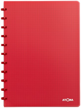 SCHRIFT ATOMA A4 RUIT 5X5MM 144BLZ 90GR PP TRANSPARANT ASSORTI-3