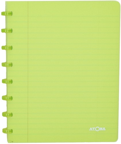 SCHRIFT ATOMA A5 RUIT 5X5MM 144BLZ 90GR PP TRANSPARANT ASSORTI-2