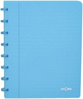 SCHRIFT ATOMA A5 RUIT 5X5MM 144BLZ 90GR PP TRANSPARANT ASSORTI-3