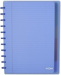 SCHRIFT ATOMA A4+ RUIT 5X5MM 120BLZ 90GR PP TRANSPARANT ASSORTI