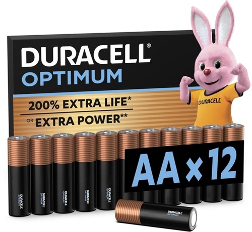 BATTERIJ DURACELL OPTIMUM 12X AA-2
