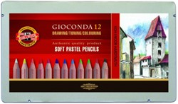 PASTELPOTLOOD KOH-I-NOOR GIOCONDA 12 ASSORTI