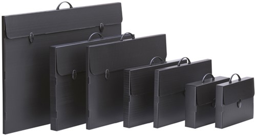 TEKENKOFFER FAVORIT EVERY LINE 735X520X30MM ZWART-1
